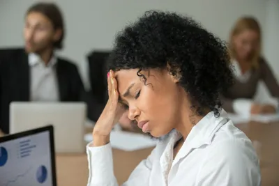 woman concerned about sleep apnea if untreated